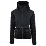 Blouson de ski softshell femme alyon noir