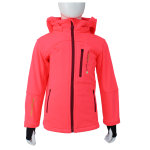 Blouson de ski softshell ganne corail