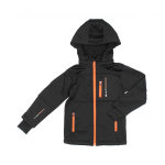 Blouson softshell ecanne38 noir / orange