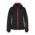 Blouson softshell femme amaleak noir / fuchsia