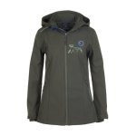Blouson softshell femme amont kaki