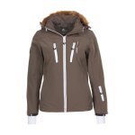 Blouson softshell femme asada taupe