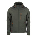 Blouson softshell homme cabra kaki