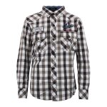 Chemise manches longues garçon ecamdry marron / taupe Chemise manches longues garçon ecamdry marron / taupe