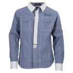 Chemise manches longues garçon eclark indigo Chemise manches longues garçon eclark indigo