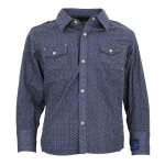 Chemise manches longues garçon efeu bleu nuit Chemise manches longues garçon efeu bleu nuit