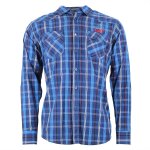 Chemise manches longues homme cedro bleu Chemise manches longues homme cedro bleu
