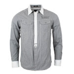 Chemise manches longues homme clark gris