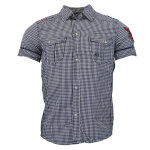 Chemise manches longues homme cotine marine Chemise manches longues homme cotine marine