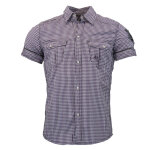 Chemise manches longues homme cotine violet Chemise manches longues homme cotine violet