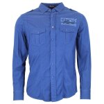 Chemise manches longues homme cotrace marine Chemise manches longues homme cotrace marine