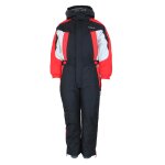 Combinaison de ski garon eplem2 noir / rouge