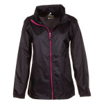 Coupe - vent lger femme ara noir / fuchsia
