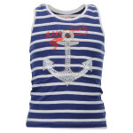 Dbardeur fille fanchon marine / blanc