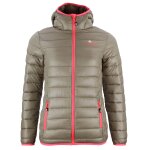 Doudoune femme aliseo taupe