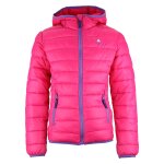 Doudoune fine fille  capuche galiseo fushia