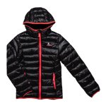 Doudoune fine fille  capuche galiseo noir