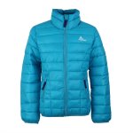 Doudoune fine fille garo turquoise