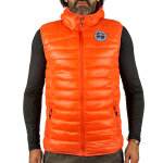 Doudoune sans manche fine homme cord orange Doudoune sans manche fine homme cord orange