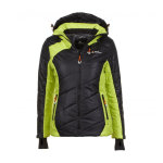 Blouson de ski femme acilorg noir / vert Blouson de ski femme acilorg noir / vert