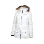 Doudoune de ski vraie fourrure femme atole blanc Doudoune de ski vraie fourrure femme atole blanc