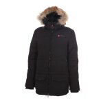 Doudoune de ski vraie fourrure femme atole noir