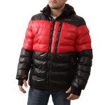 Doudoune de ski garon ecaptin1016 noir / rouge