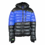 Doudoune de ski garon ecaptin38 noir / bleu