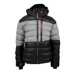 Doudoune de ski garon ecaptin38 noir / gris
