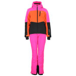 Ensemble de ski femme abiola fuchsia / orange / noir