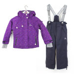 Ensemble de ski fille gavim violet / noir