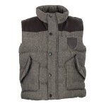 Gilet garon ehub1016 marron