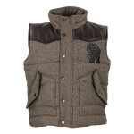 Gilet gar�on ering1016 marron