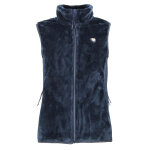 Gilet polaire femme ajune bleu nuit