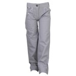 Pantalon fille feve gris