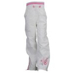 Pantalon fille folise blanc / rose