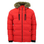 Parka homme caloz rouge