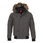 Parka de ski vraie fourrure homme caloz kaki