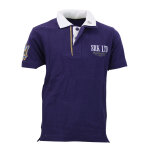 Polo manches courtes gar�on 10 - 16 ecimply violet