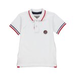 Polo manches courtes garçon ecody38 blanc Polo manches courtes garçon ecody38 blanc