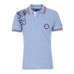 Polo manches courtes homme calor bleu
