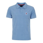 Polo manches courtes homme cepong bleu ciel