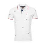 Polo manches courtes homme clamar blanc