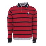 Polo manches longues ecalaori1016 rouge Polo manches longues ecalaori1016 rouge
