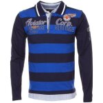 Polo manches longues echagor1016 bleu