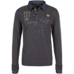 Polo manches longues homme cazba gris