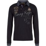 Polo manches longues homme cazba noir