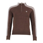 Pull col roul� femme adomino chocolat
