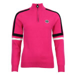 Pull col roul� femme asta fushia