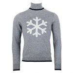 Pull homme manches longues caflake gris chin
